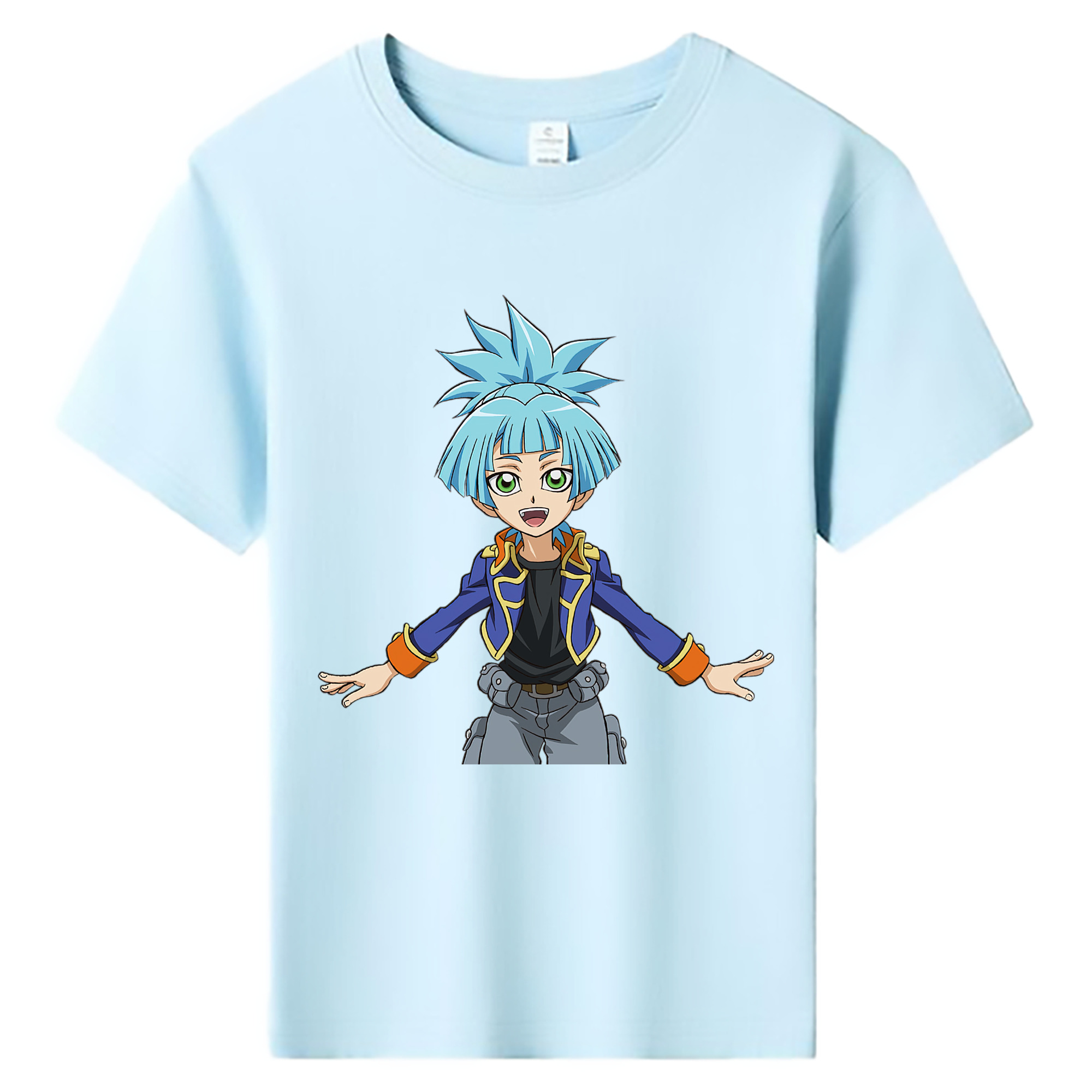 （画像用） 遊☆戯☆王 Yu-Gi-Oh! 綿100％キッズTシャツ（フロントプリント）